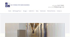 Desktop Screenshot of jnjstorage.com