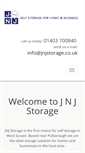 Mobile Screenshot of jnjstorage.com